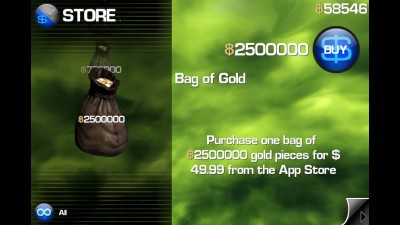 infinityblade bag of gold 2