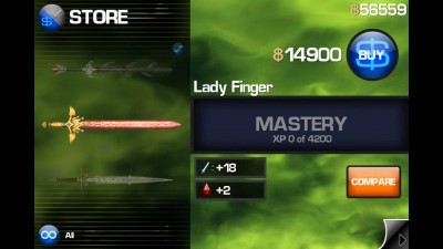 infinityblade lady finger
