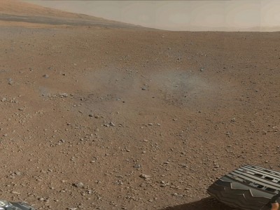 Curiosity Taking a Picture of Mars